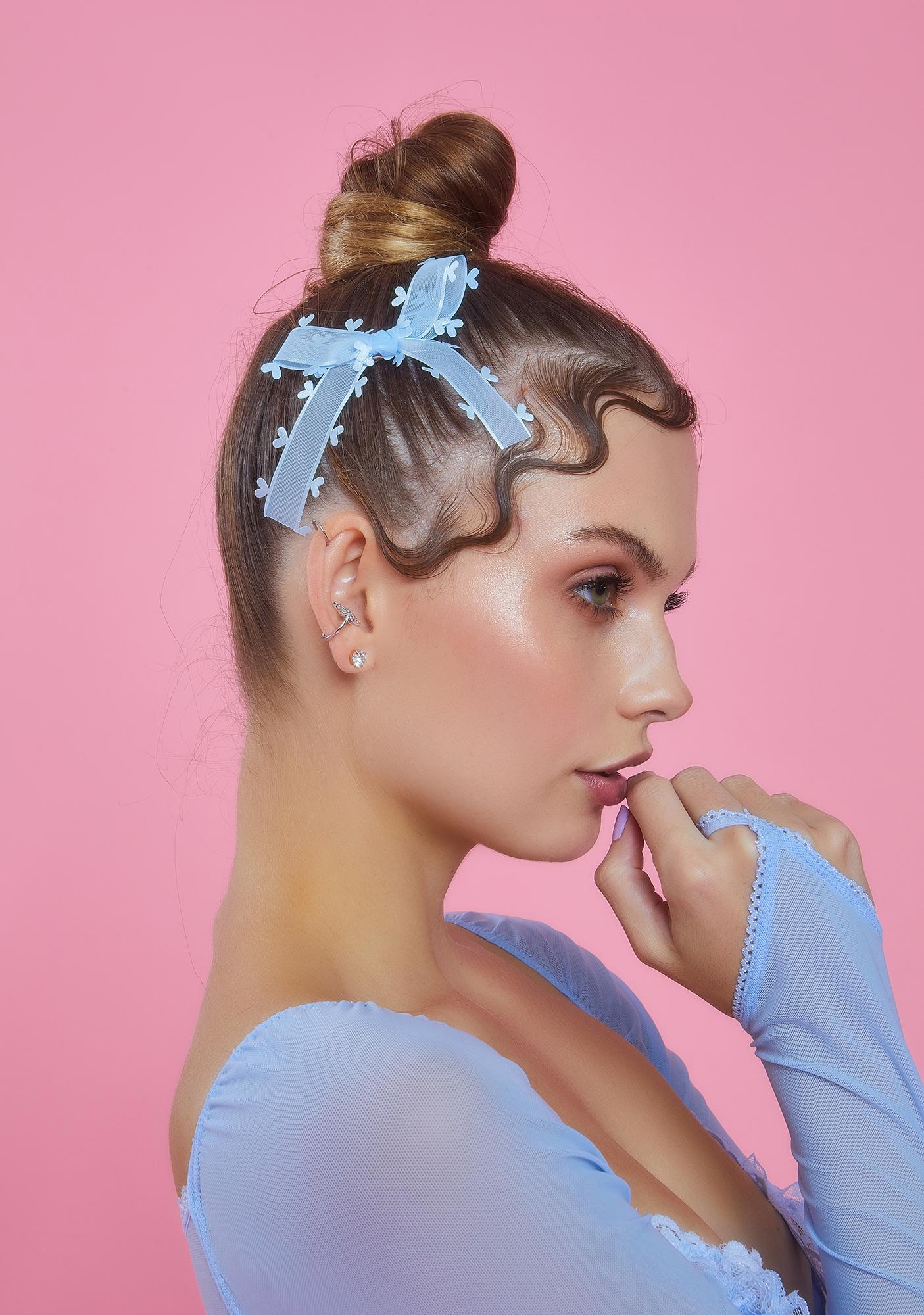 baby blue hair clips