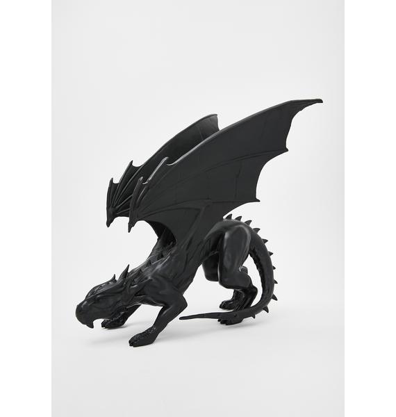 resin dragon statue