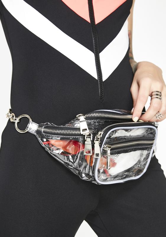 fanny pack with chain strap