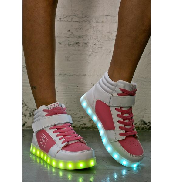 Electric Styles Athena Light Up High Top Shoes Dolls Kill