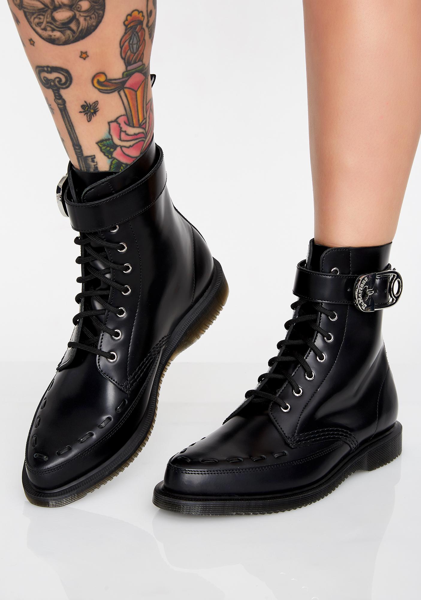 pointed dr martens