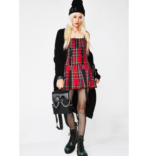 bad rebel plaid dress