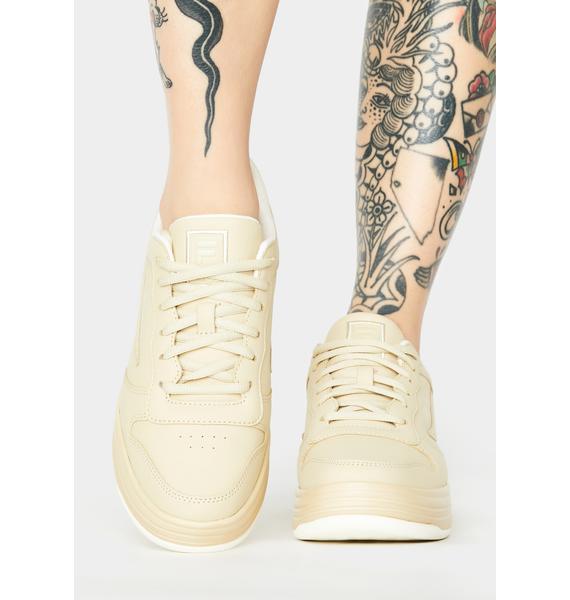 nude fila trainers