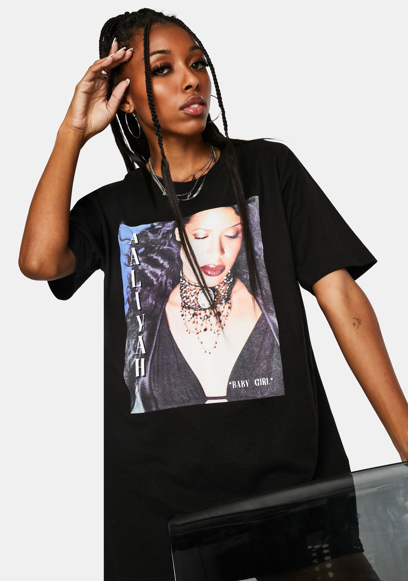 Cross Colours Aaliyah Graphic T-shirt | Dolls Kill