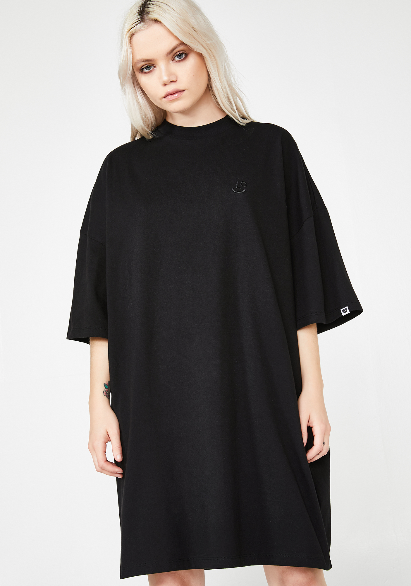 lazy oaf little love black dress