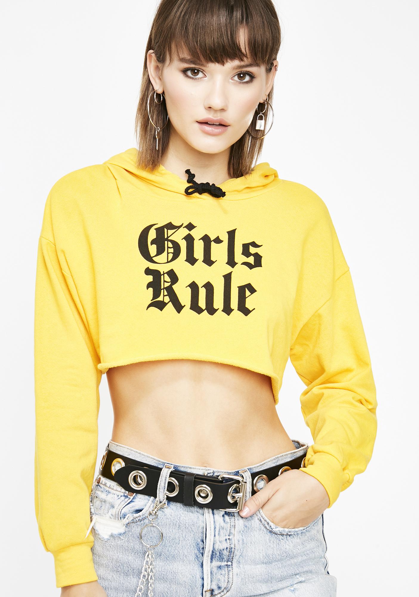dolls kill cropped hoodie