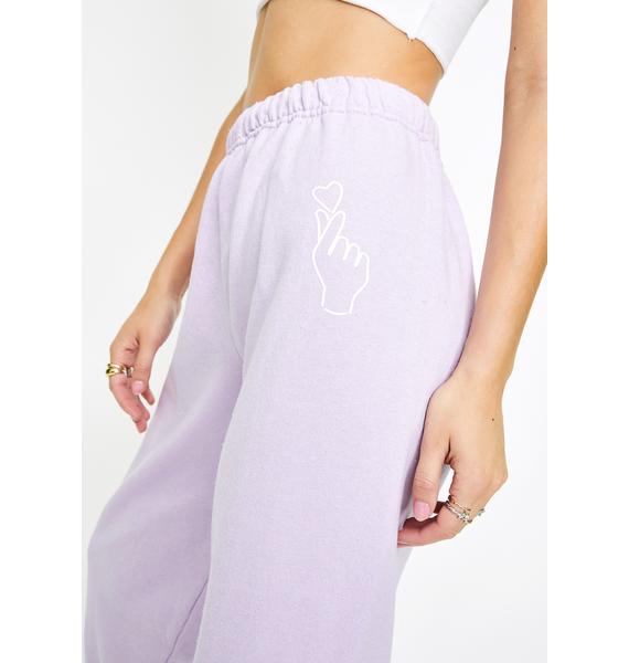 angel wing sweatpants