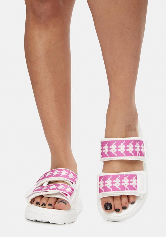 Kappa Pink Slides Italy, SAVE 36% - online-pmo.com