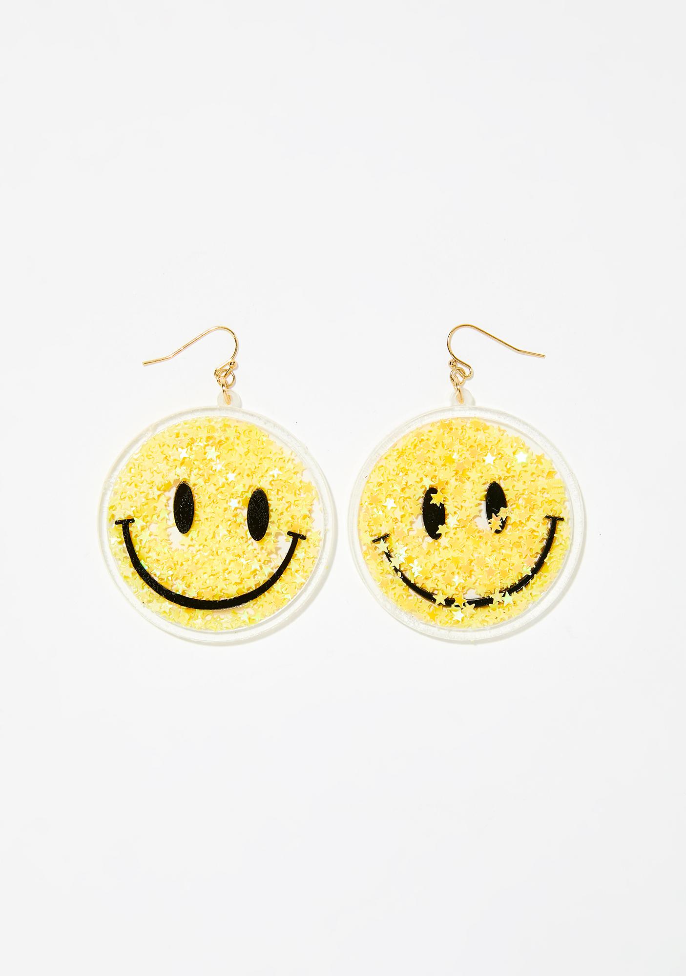Star Smiley Earrings Dolls Kill Morning Star Smiley Earrings