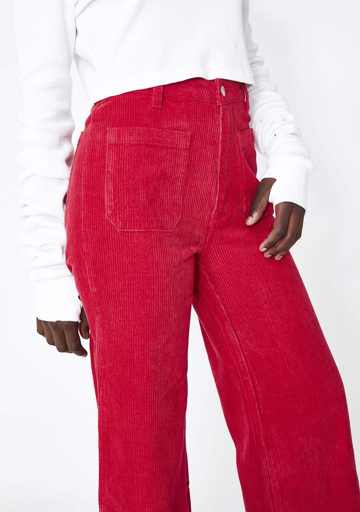 rollas cord sailor pant