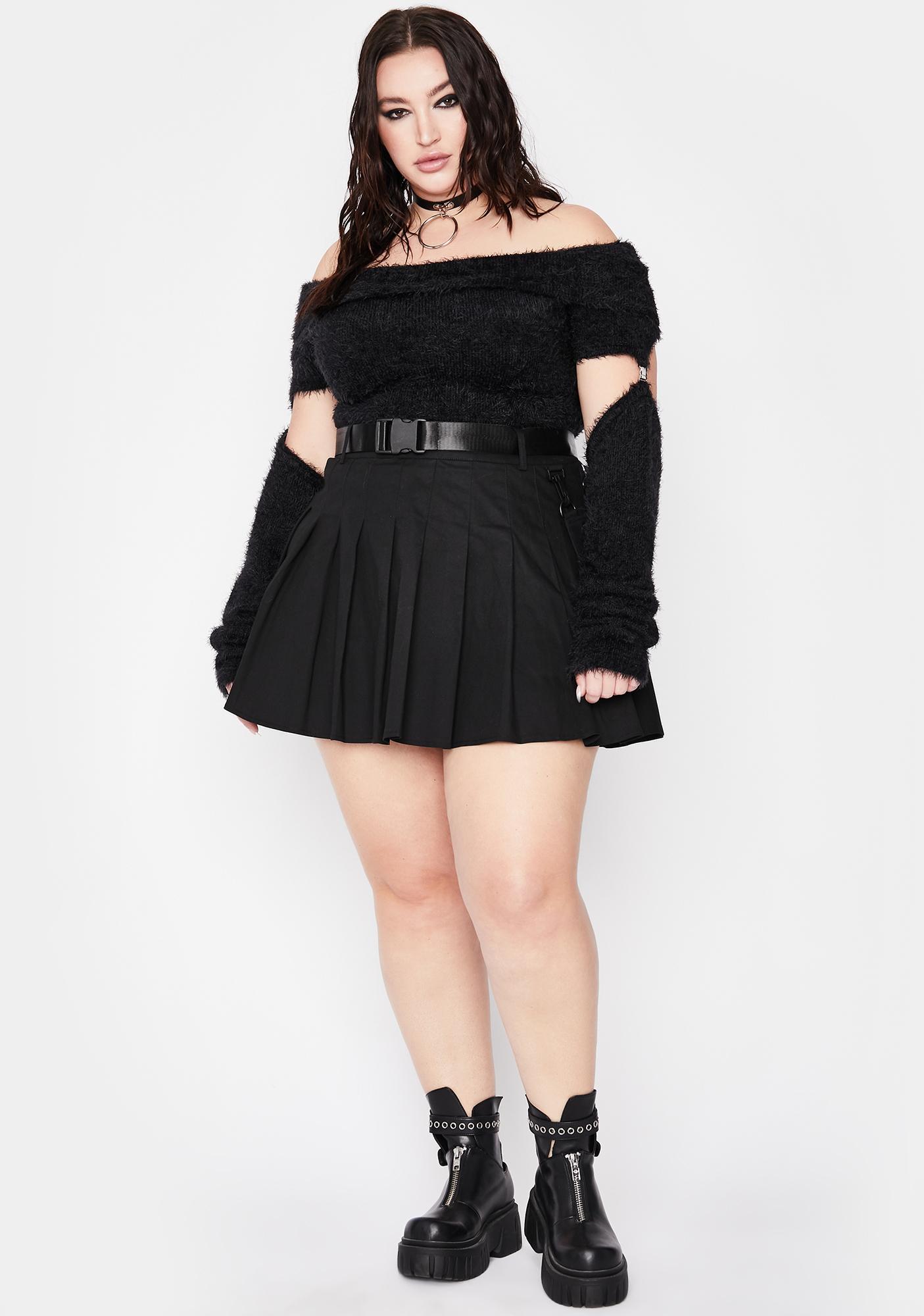 Plus Size Current Mood Off Shoulder Cut-Out Sweater | Dolls Kill