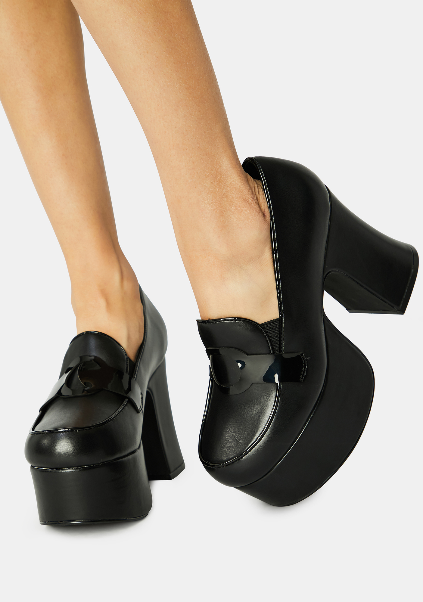 Y.R.U. Deelite Platform Loafers Dolls Kill