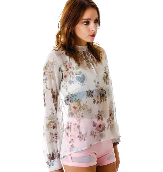 for love and lemons wild cherry blouse