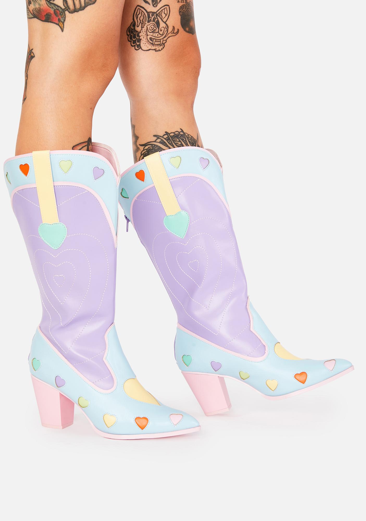 pastel cowboy boots