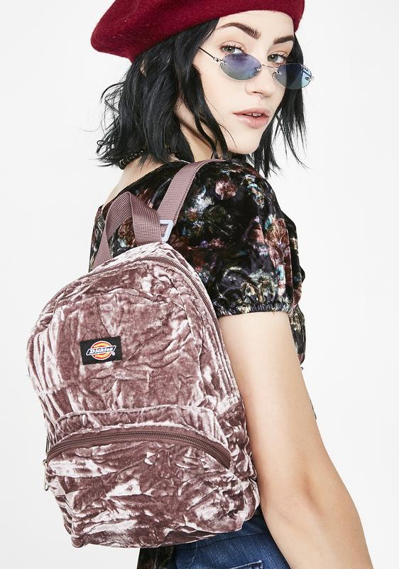 dickies velvet mini backpack