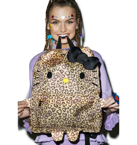 Sanrio Hello Kitty Leopard Backpack Dolls Kill