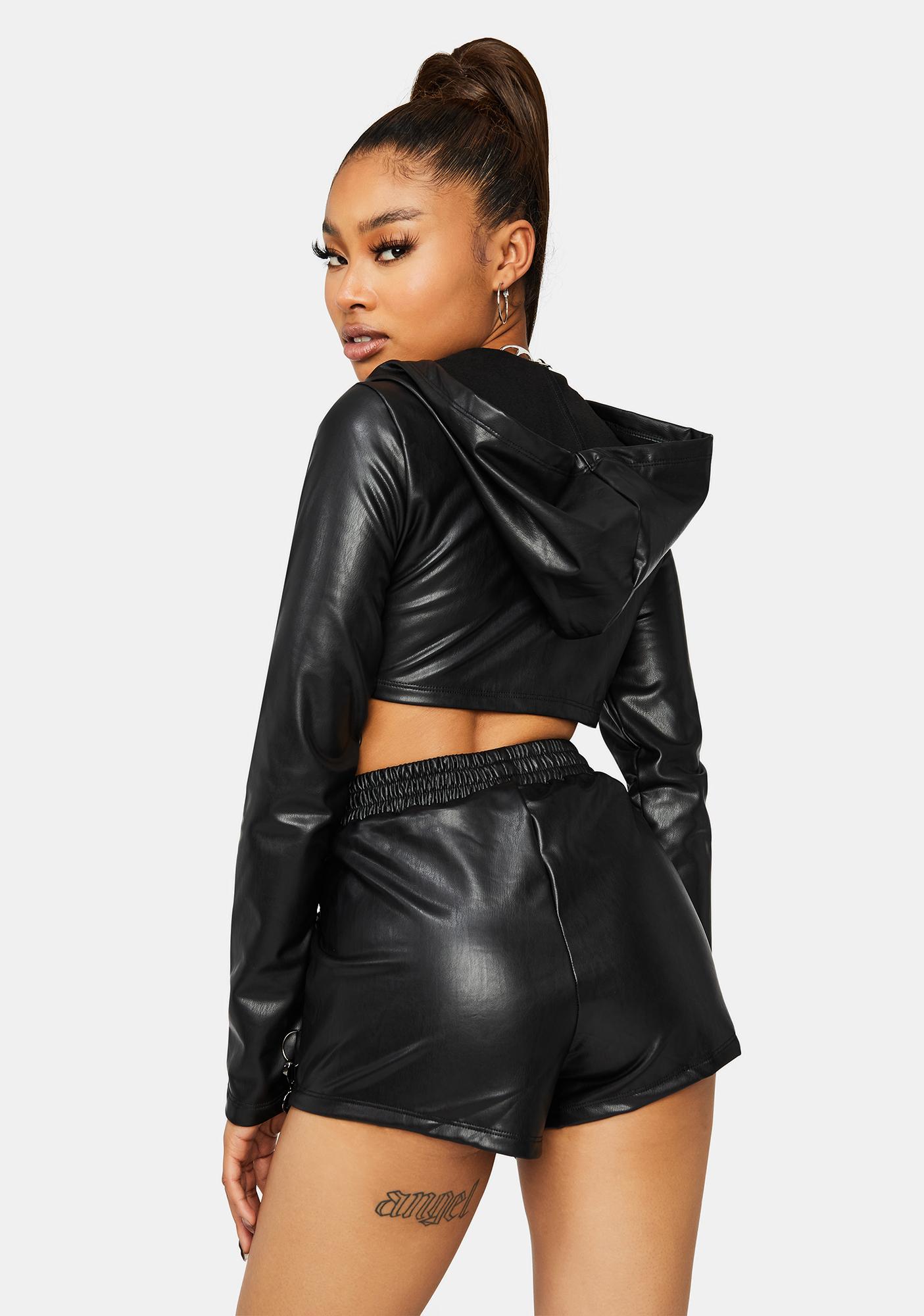 hoodie and shorts lounge set