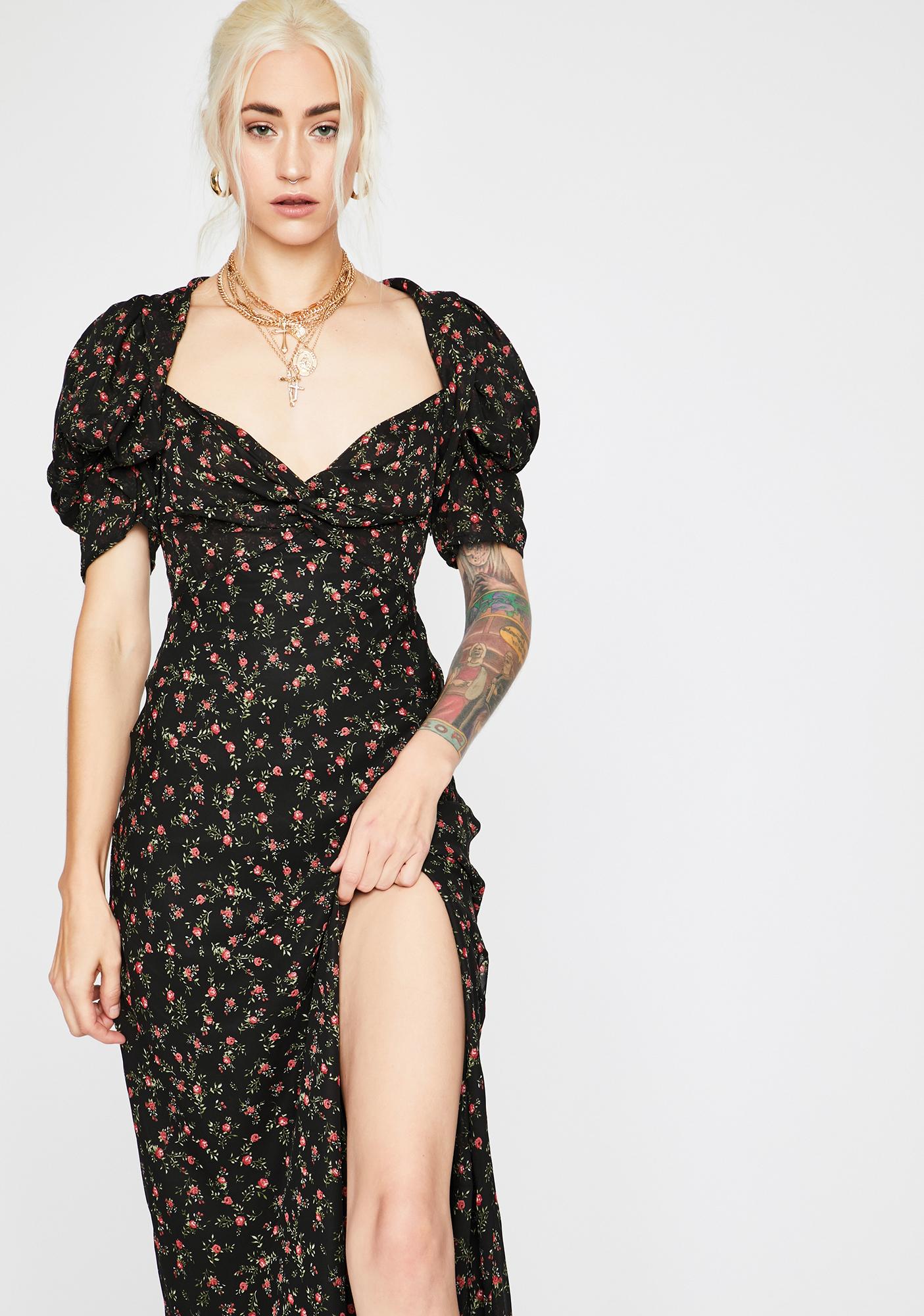 Floral Maxi Dress Dolls Kill