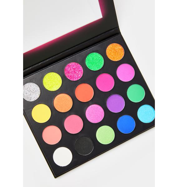 Spoiled Lips Cosmetics Neon Signs Eyeshadow Palette Dolls Kill
