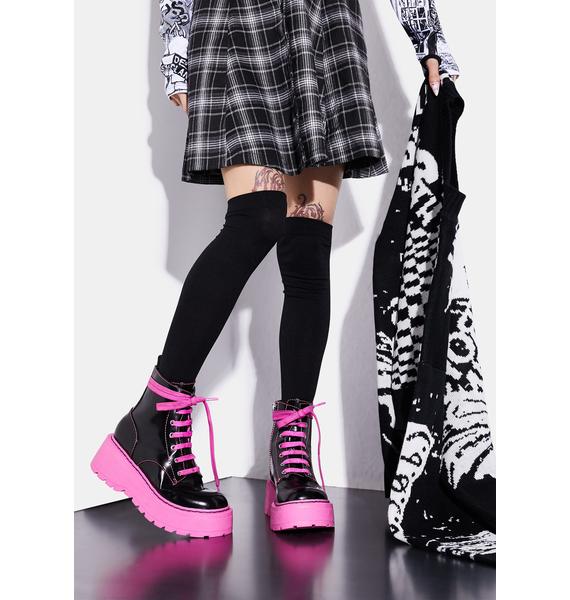 blackpink combat boots
