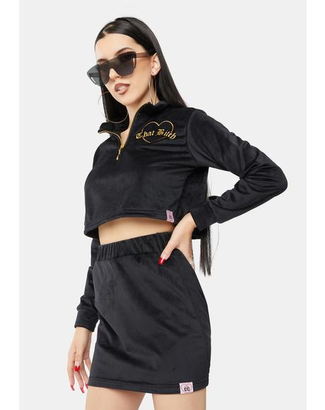 Poster Grl Rugby Polo Crop Top Skirt Set Dolls Kill