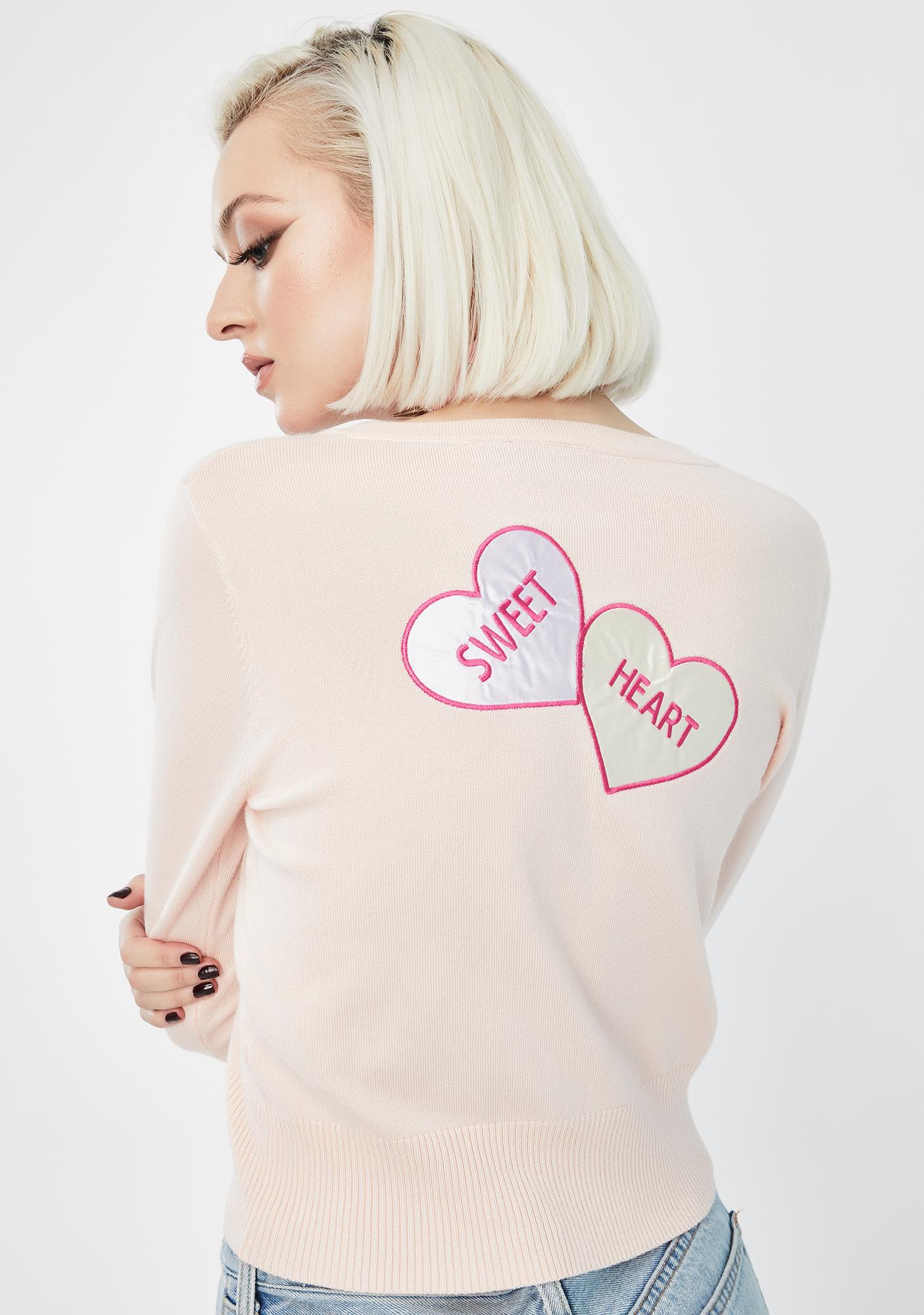 love heart cardigan