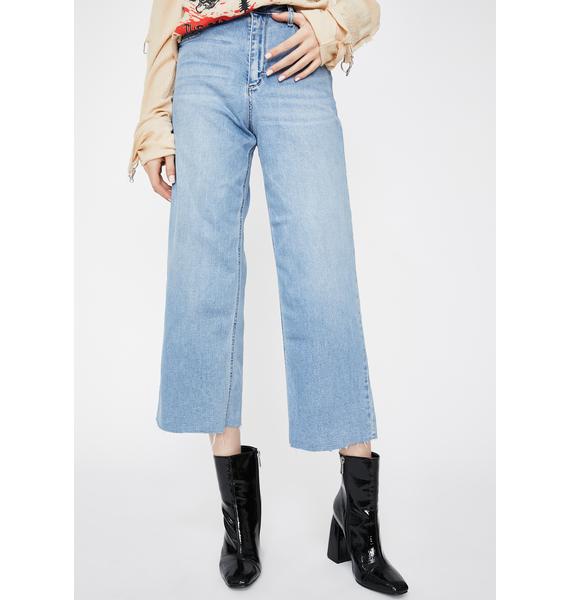 light wide leg jeans