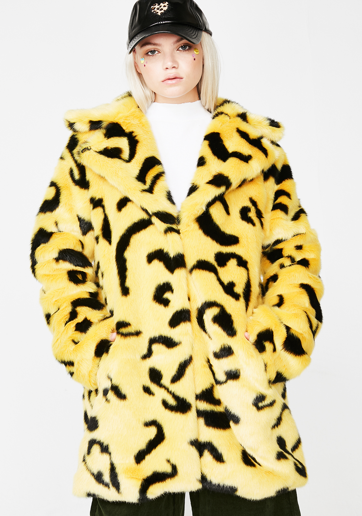 lazy oaf leopard parka