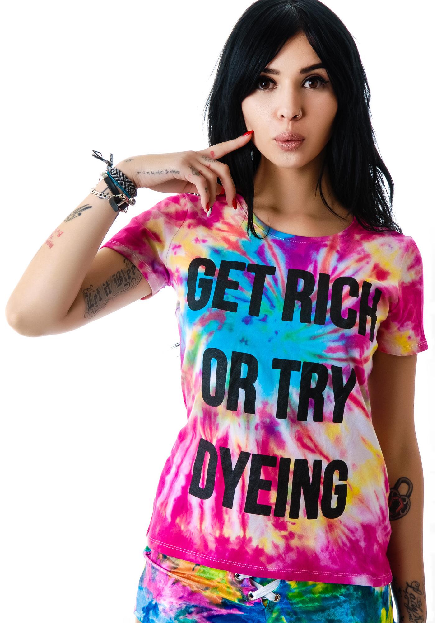 The Ragged Priest The Get Rich or Try Dyeing Tee | Dolls Kill