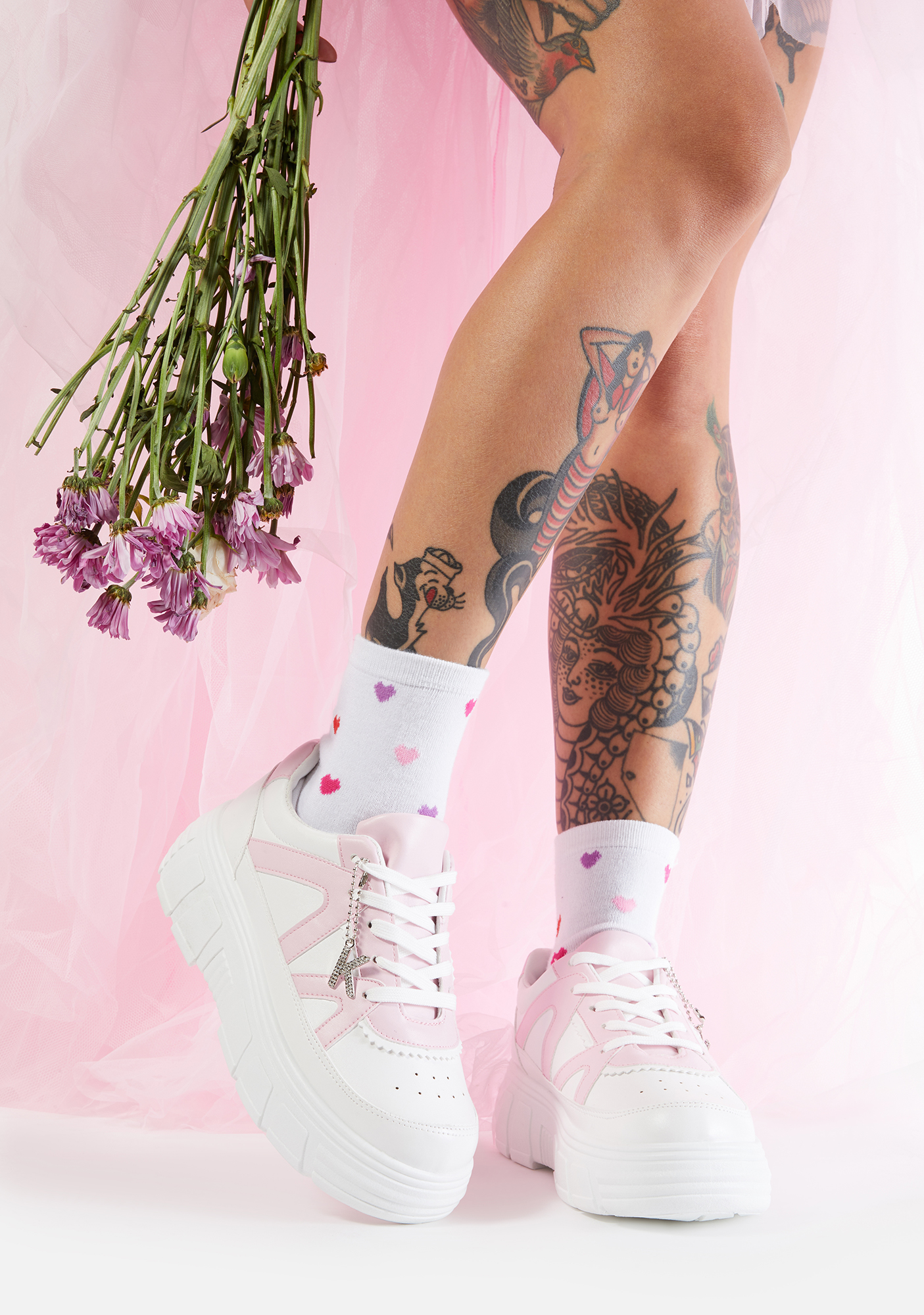 Koi Footwear Aiya Platform Sneakers Dolls Kill