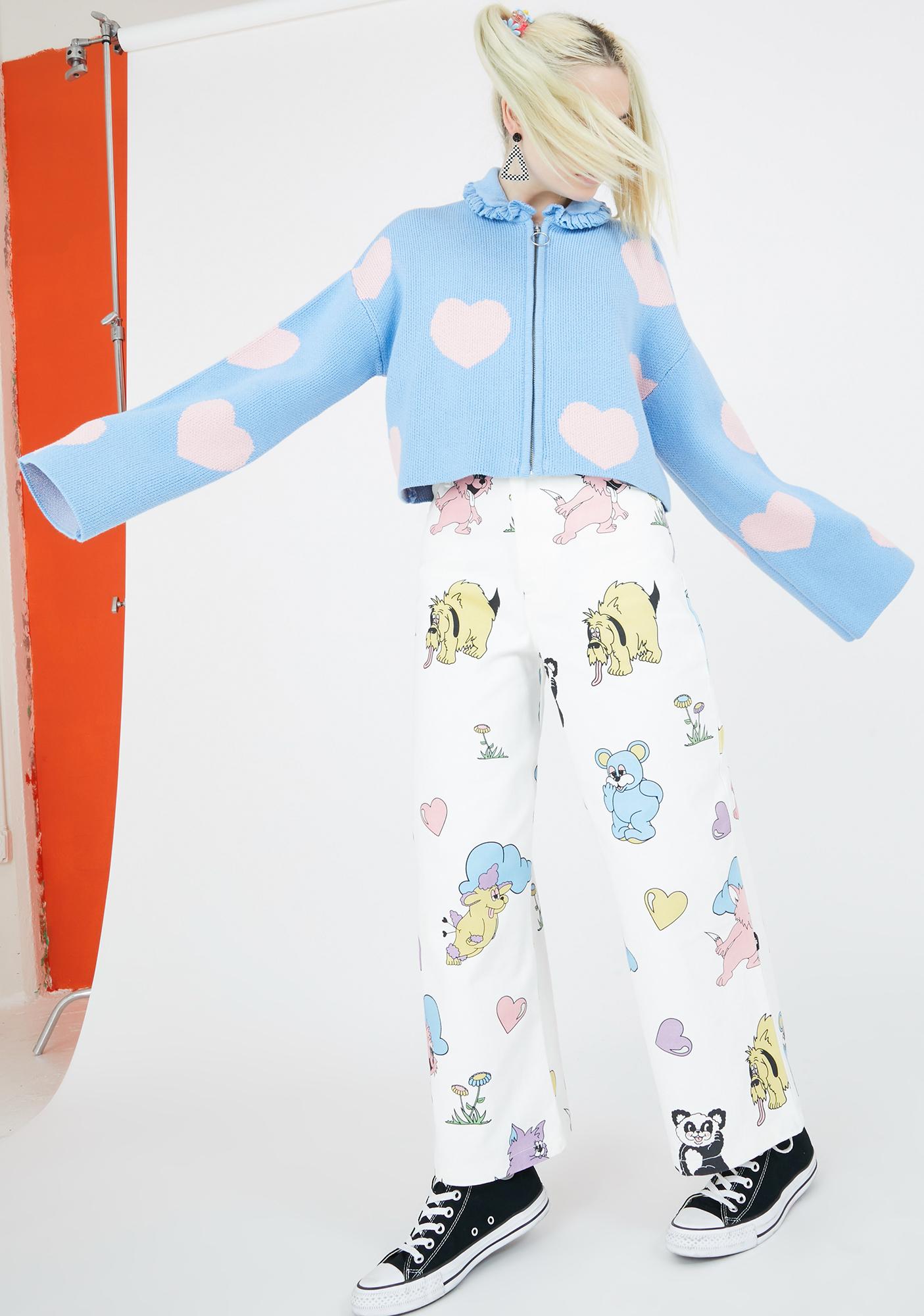 lazy oaf pink pants