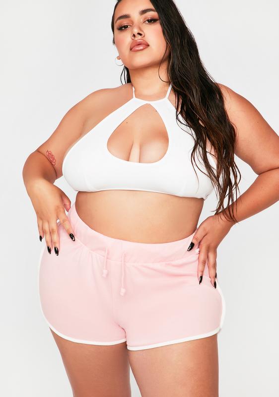 plus size dolphin shorts