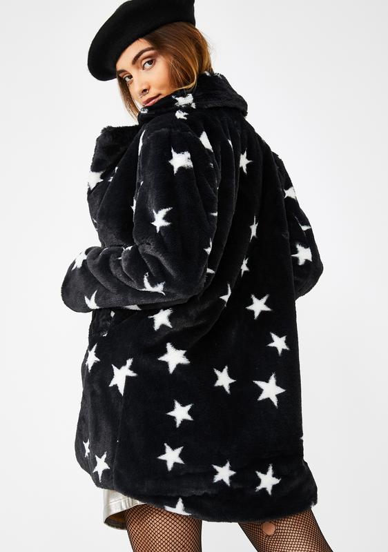star fuzzy jacket