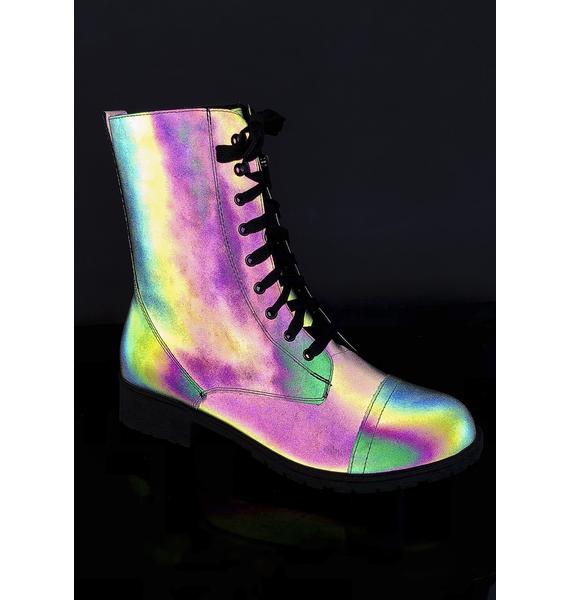 rainbow clothing store boots