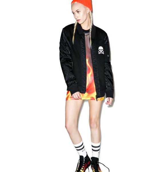 Iron Fist Engineered Print Bomber Jacket Dolls Kill