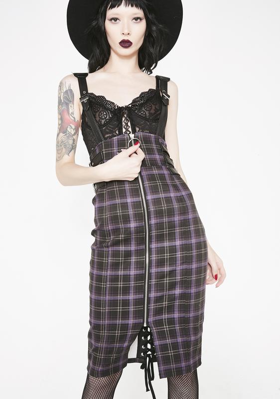 killstar tempest pencil skirt