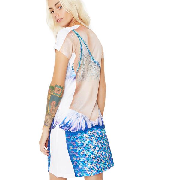 Mermaid Cover Up Costume Shirt Dolls Kill