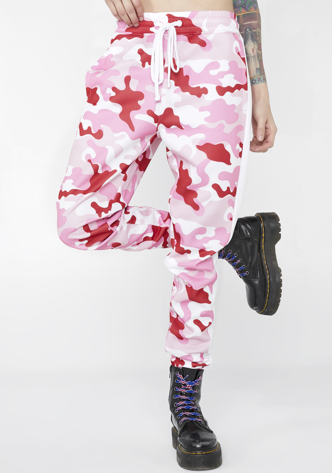 pink camo trousers mens