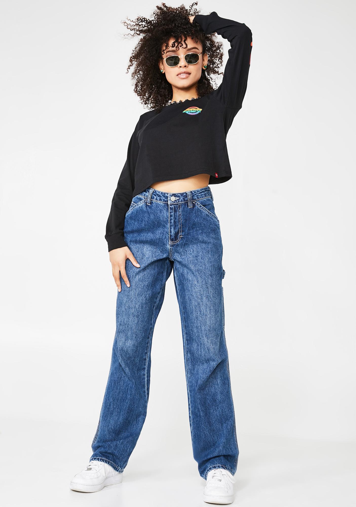 girls loose fit jeans