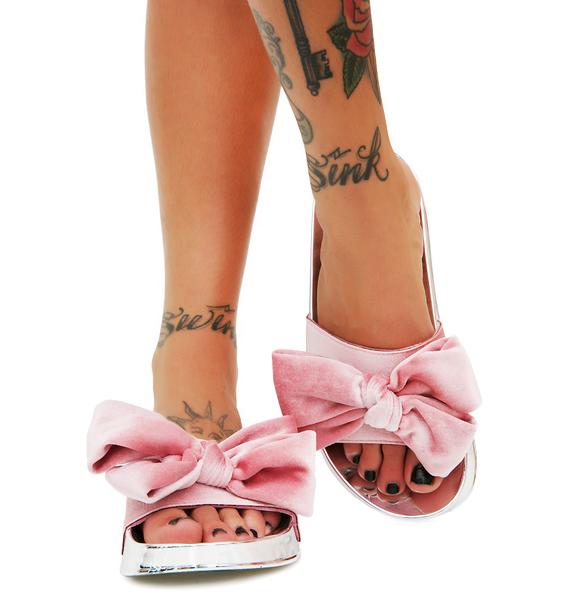 velvet bow slides