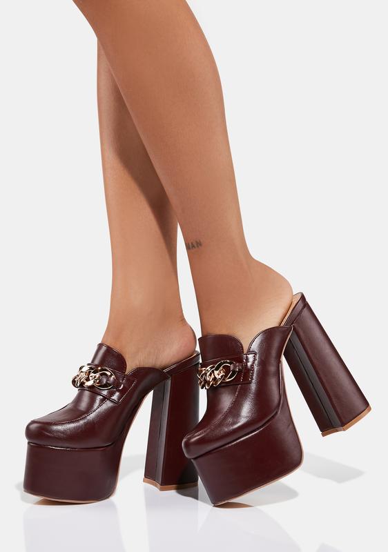 platform mules heels