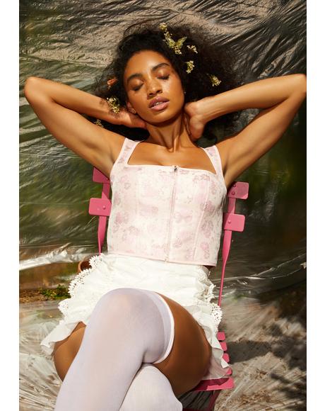 Angelic Arrangement Brocade Top