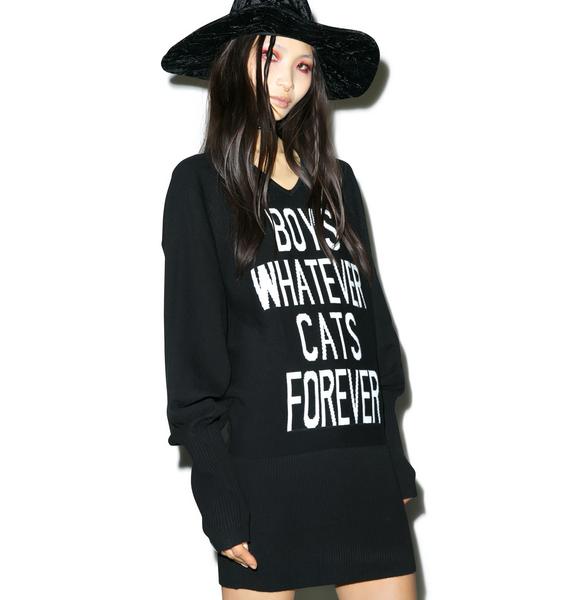 Killstar Boys/Cats Knit Dress | Dolls Kill