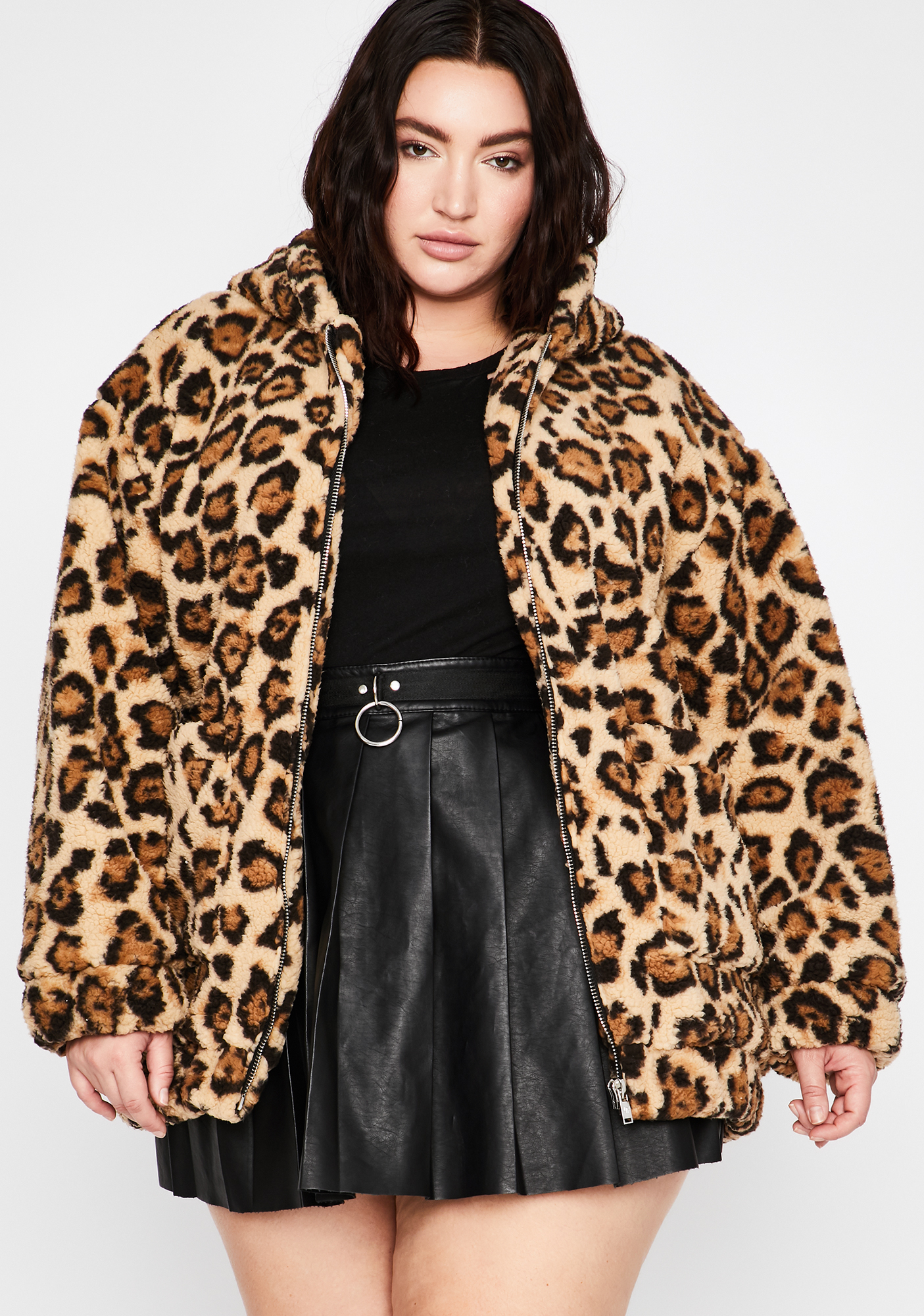 current mood leopard coat