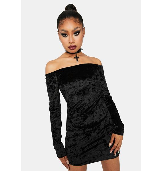 midnight velvet black dresses