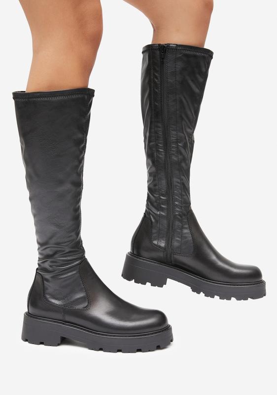 Vagabond Shoemakers Knee High Boots - Black Dolls