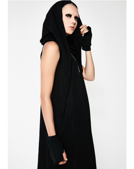 Hooded Maxi Dress