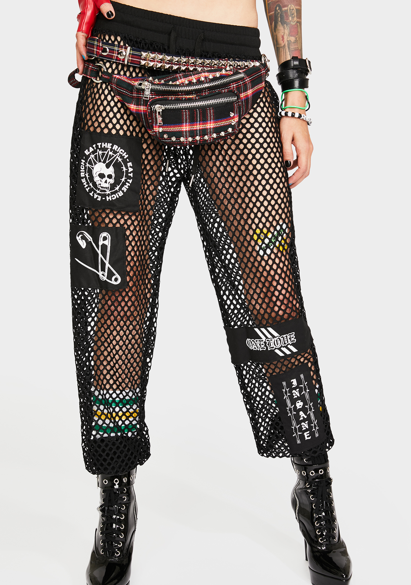 Current Mood Jogger Sweatpants Black Dolls Kill