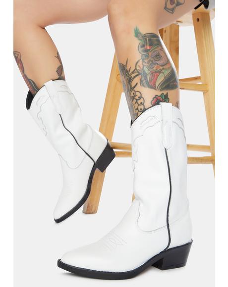 mirage iridescent cowboy boots