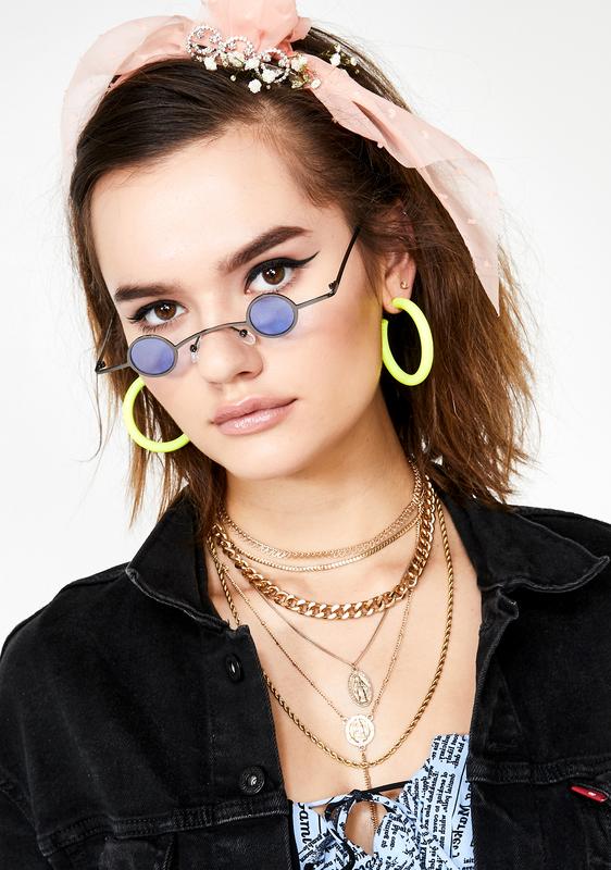 tiny circle sunglasses